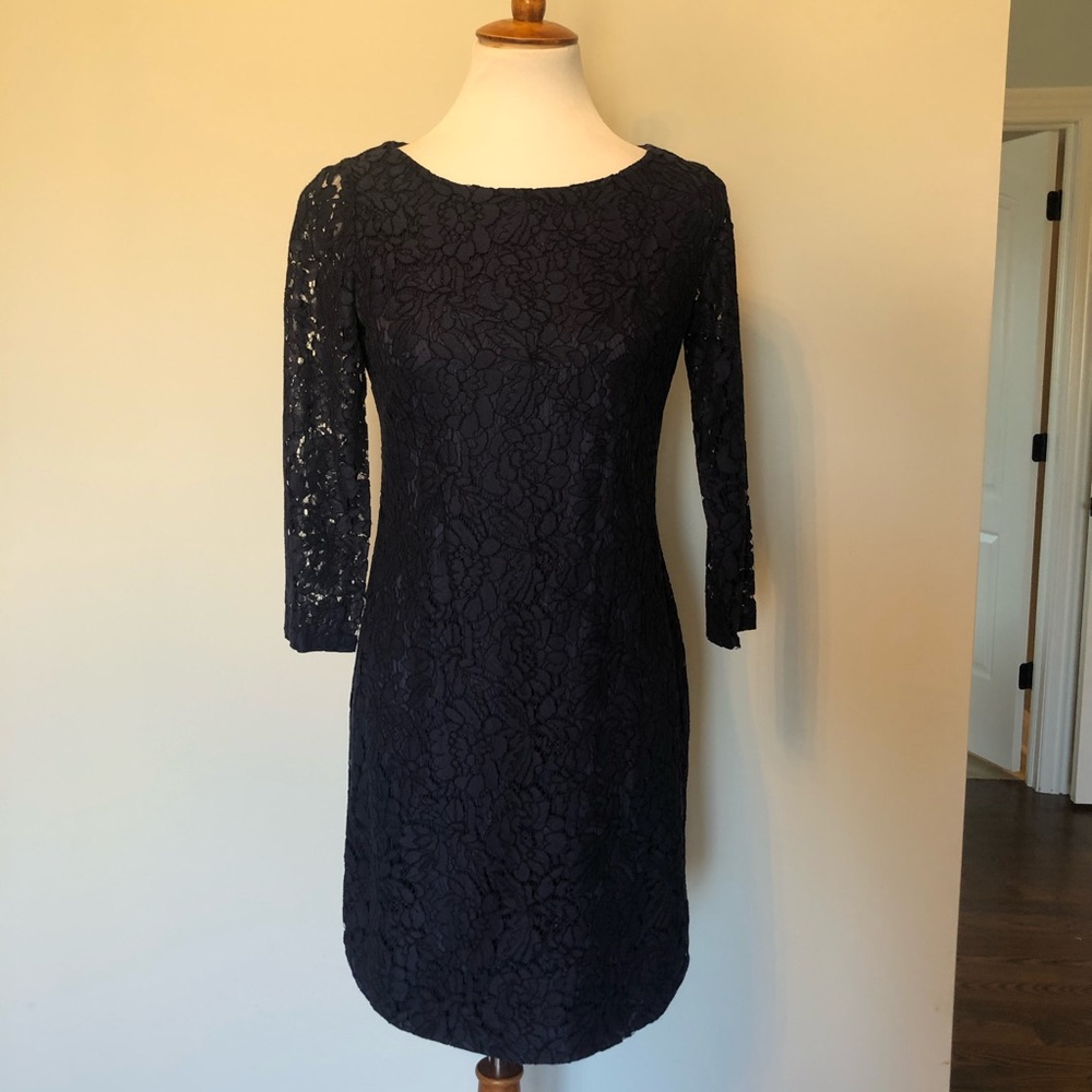Navy Lace Vince Camuto Dress size 4